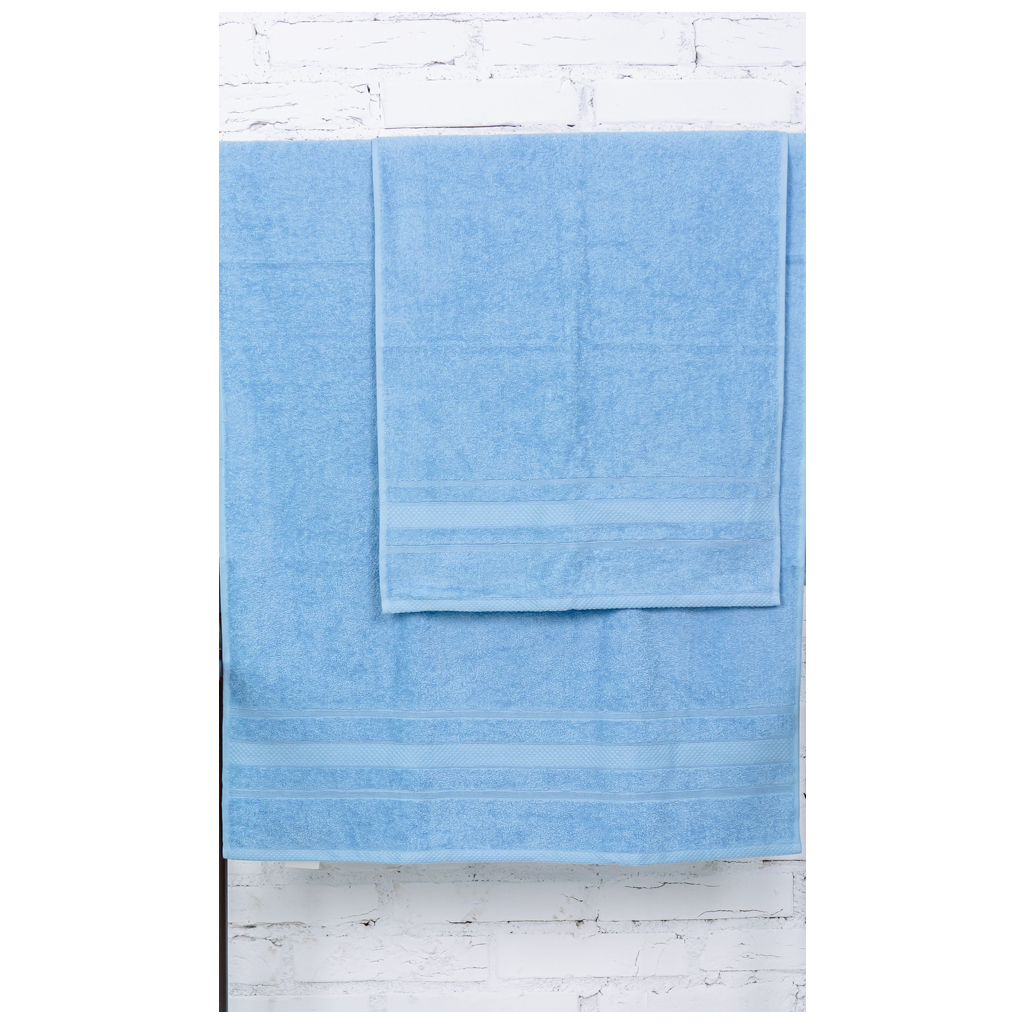 Рушник MirSon набір банний 5002 SoftNess Cornflower 50x90, 70x140 (2200003182941) - зображення 2