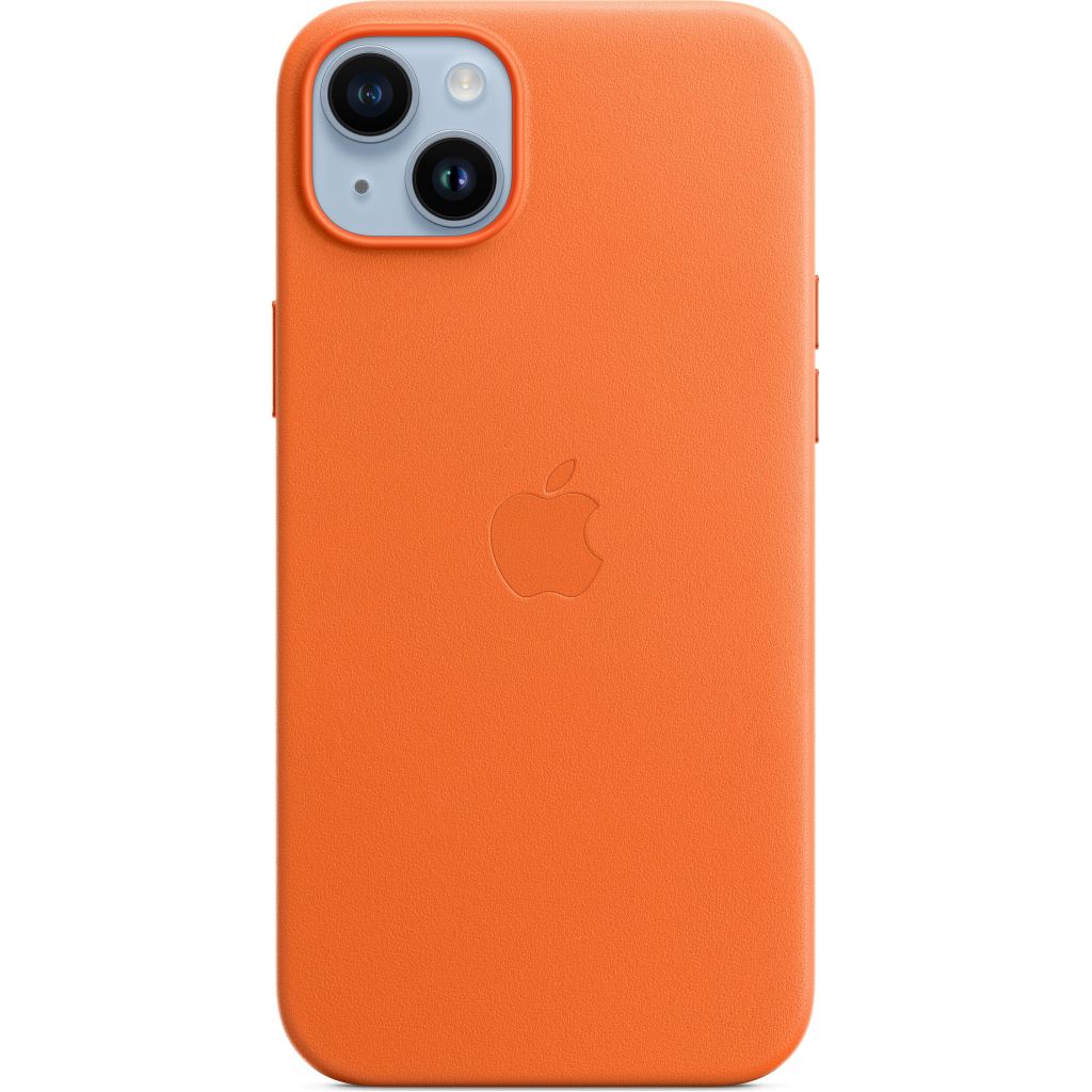 Чохол до мобільного телефона Apple iPhone 14 Plus Leather Case with MagSafe - Orange,Model A2907 (MPPF3ZE/A) - зображення 2