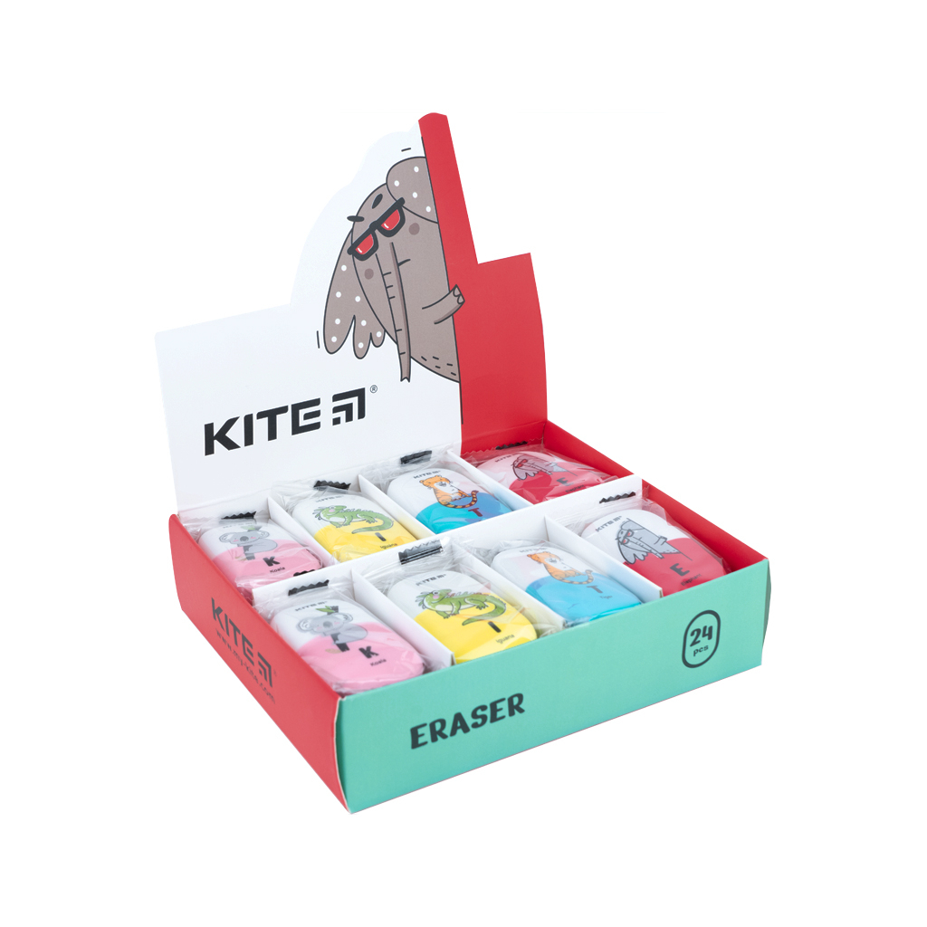 Гумка Kite кольорова Jungle, асорті (K21-374) - зображення 2