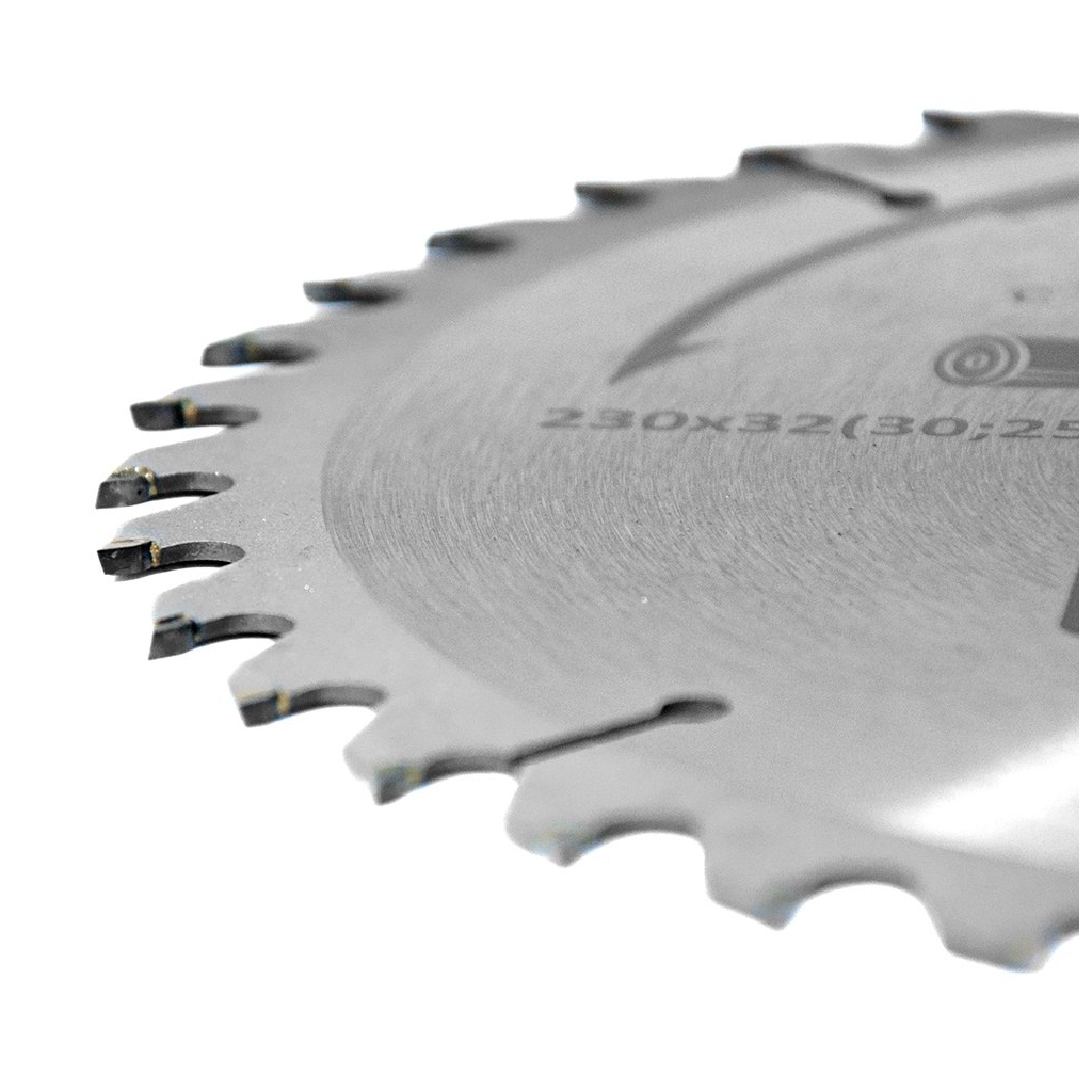 Диск пильний Grad по дереву з твердосплавними напайками Ø230×32(30;25.4)×40Т, 6000об/хв GRAD (1958545) (1958545) - зображення 2