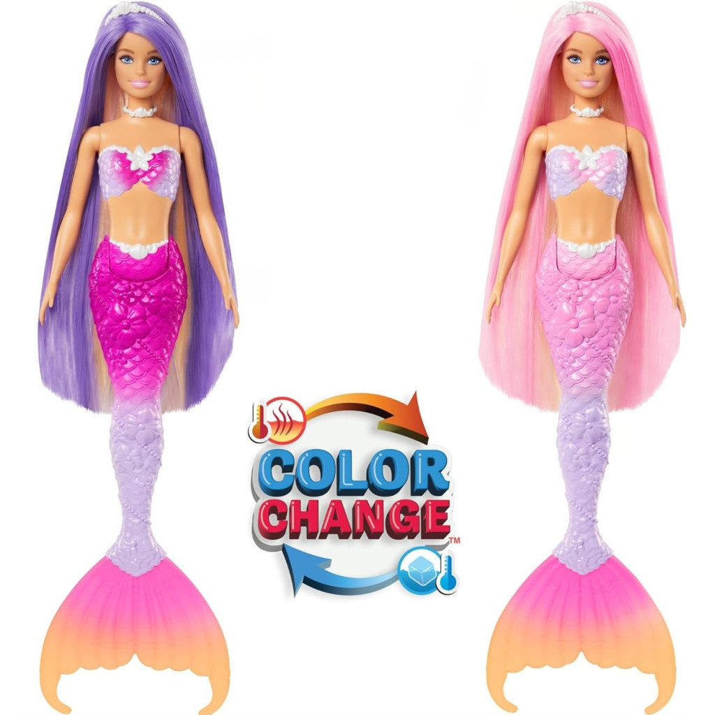 Лялька Barbie Дрімтопія Русалка Кольорова магія (HRP97) - зображення 3
