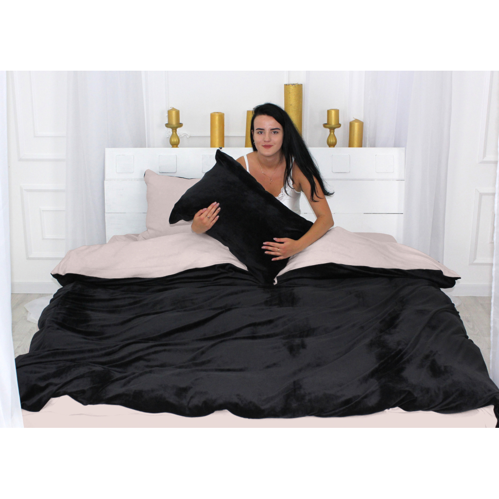 Постільна білизна MirSon Велюр Winter Terry 28-0040 Mirabilis King Size (2200004024448) - зображення 4