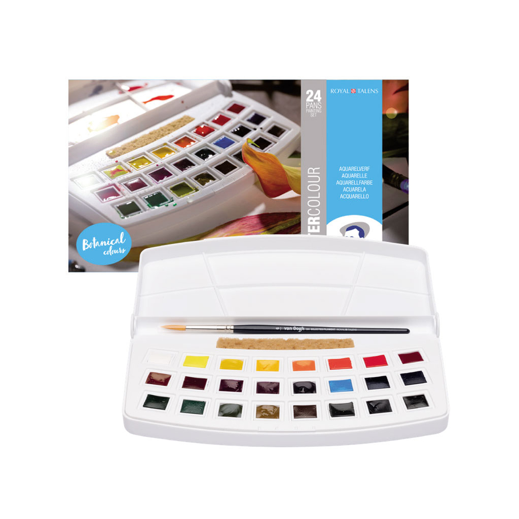 Акварельні фарби Royal Talens Van Gogh Botanical Colours 24 кольори (8712079422868) - зображення 3
