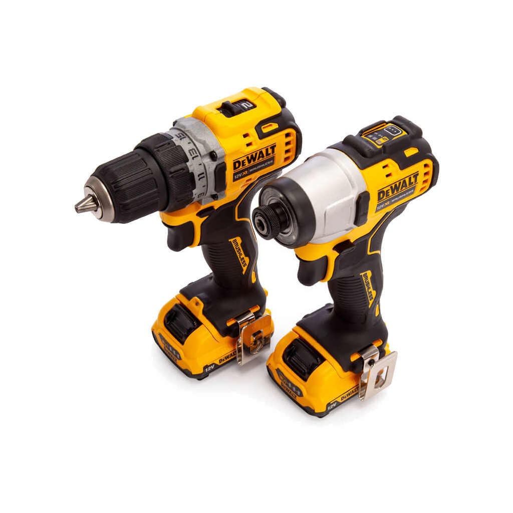 Набір електроіструментів DeWALT 2 од. 12 В XR Li-lon, вага 5.1 кг, кейс TSTAK, 2 АКБ та ЗП (DCK2110L2T) - изображение 6