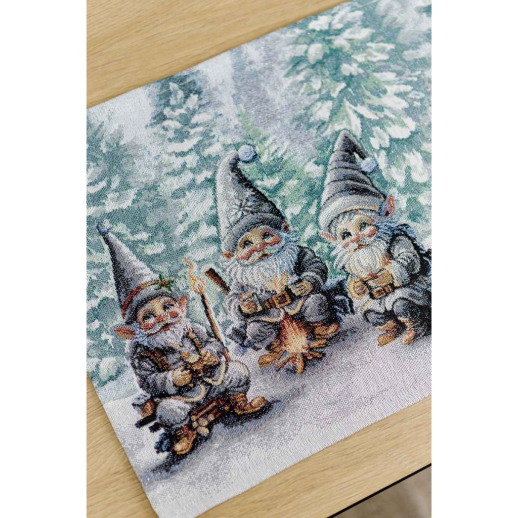 Серветка на стіл Прованс гобеленова Казкові гноми 30х50 см (038427) - зображення 2