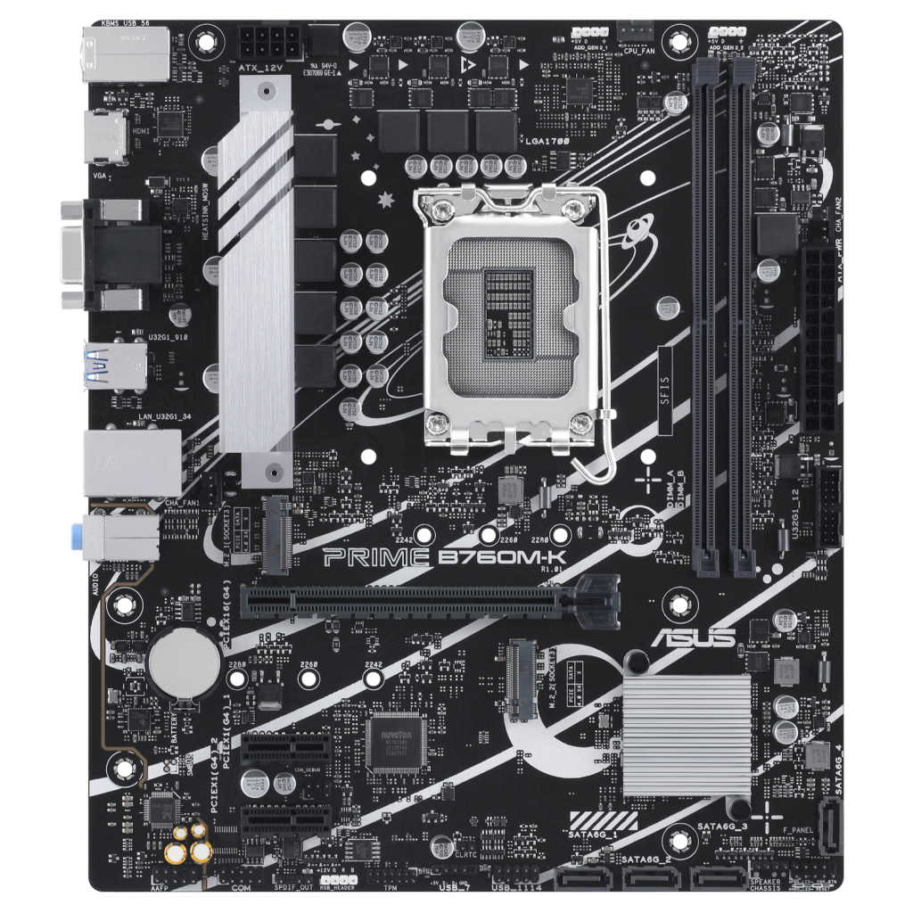 Материнська плата ASUS PRIME B760M-K - зображення 1