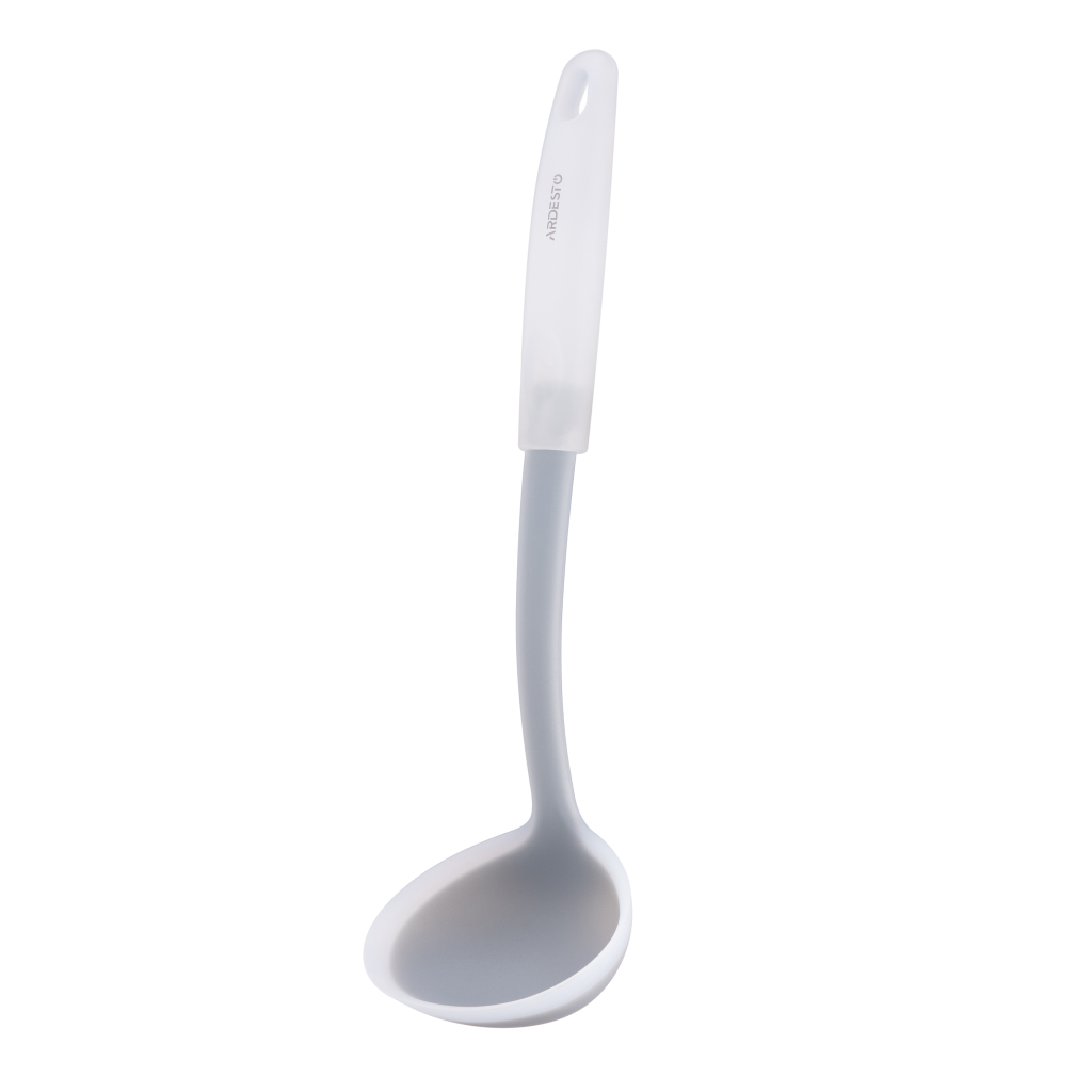Ополоник Ardesto Fresh, 28.2см, силікон, пластик, сірий (AR1658G) - зображення 2
