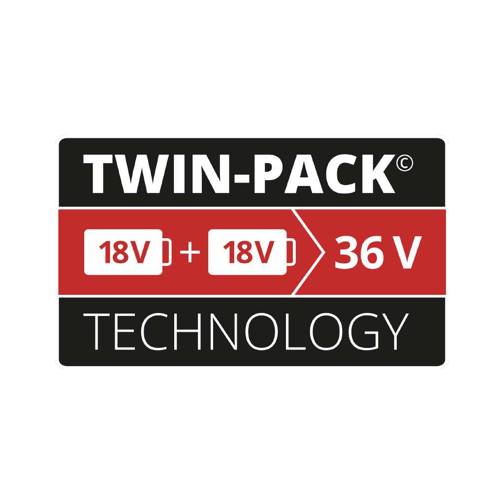 Акумулятор до електроінструменту Einhell 18V PXC Twinpack, 18V, 5.2Ah, 2 шт (4511526) - зображення 6