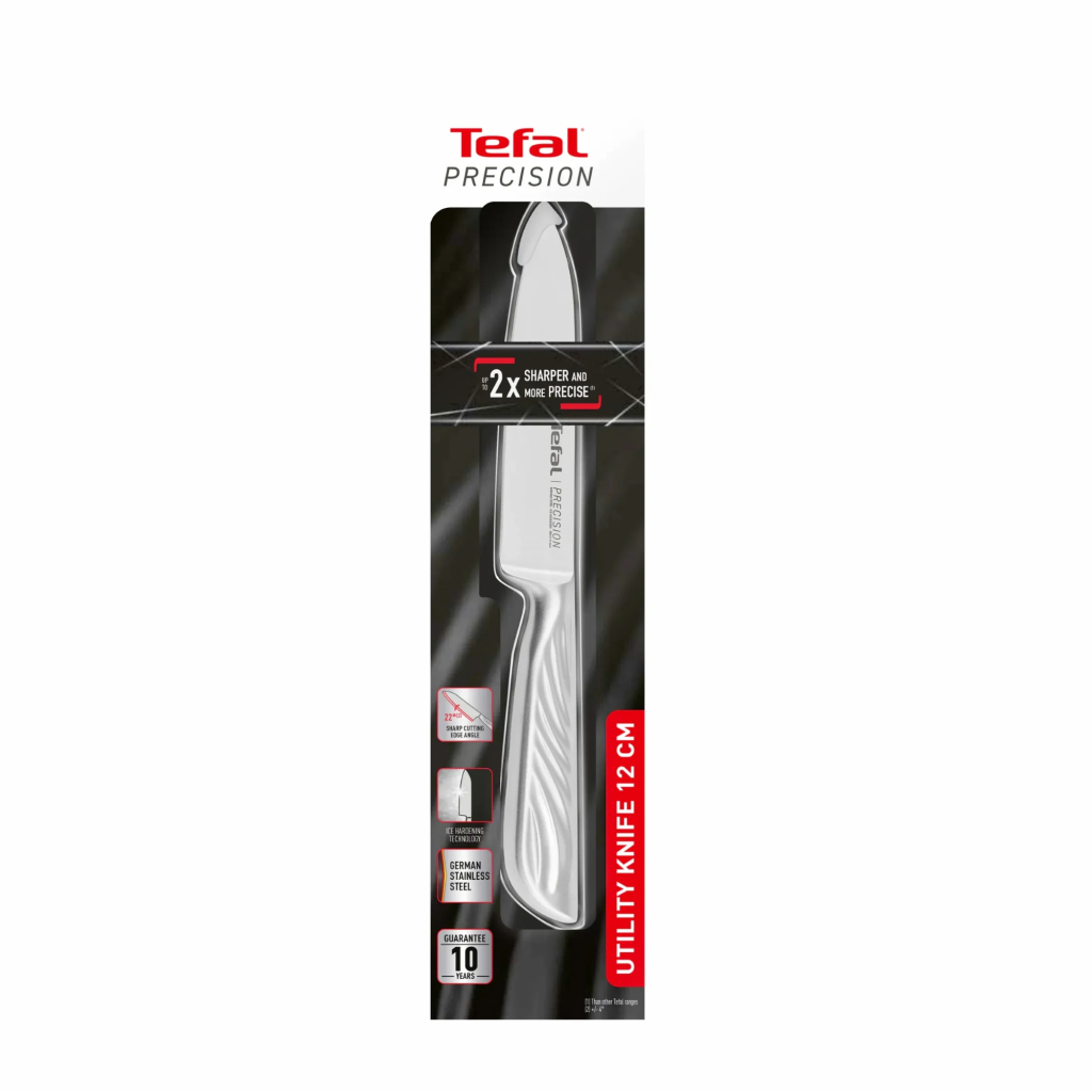 Кухонний ніж Tefal Precision 12см, нержавіюча сталь (K2890524) - зображення 12