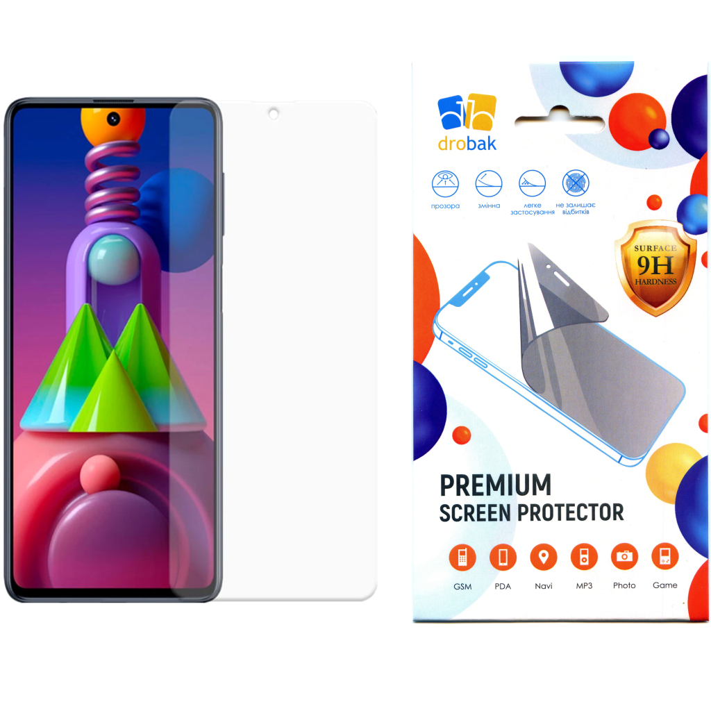 Скло захисне Drobak Samsung Galaxy M52 5G (616140) - зображення 1