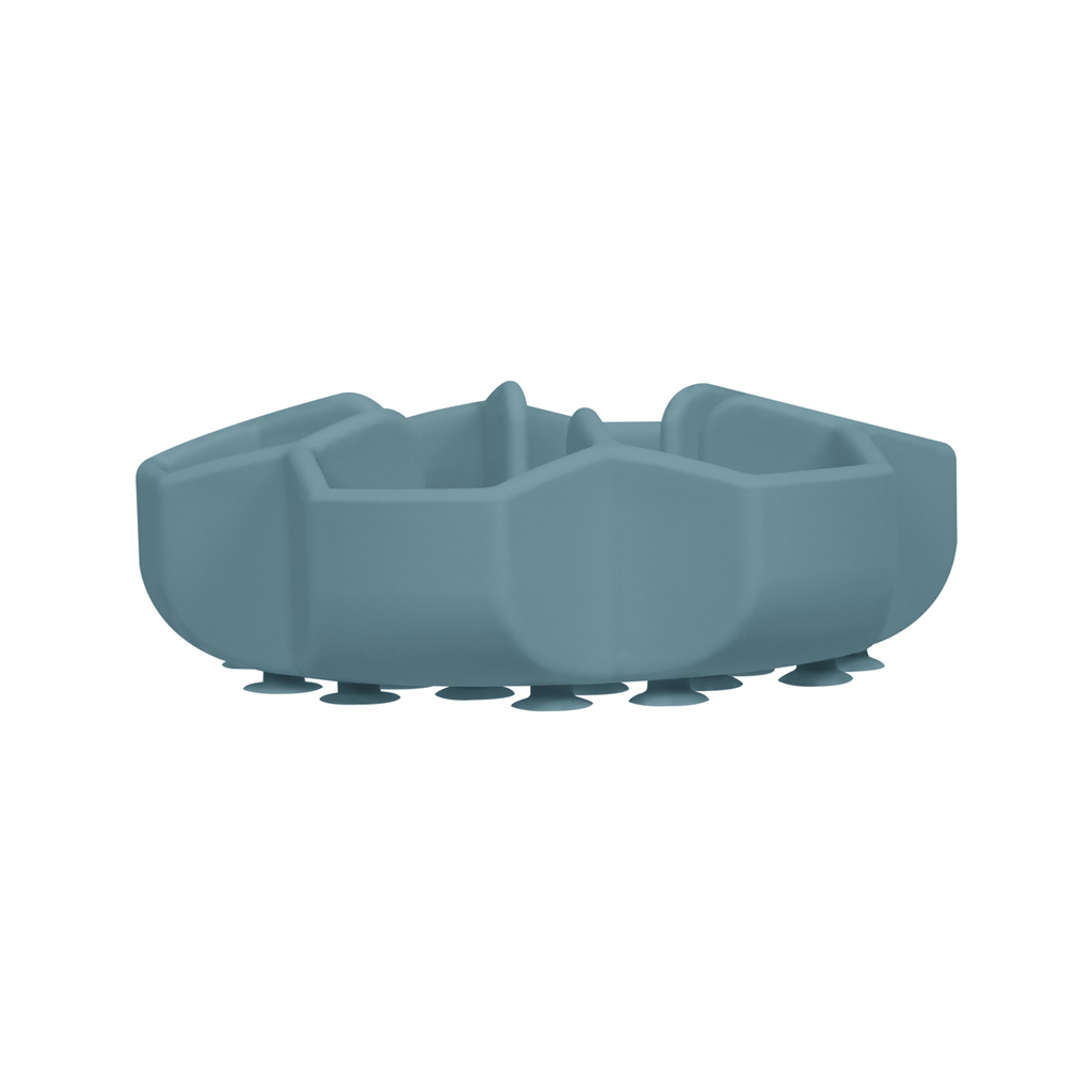 Універсальний посуд для тварин WAUDOG Silicone миска для повільного харчування 750 мл сіра (235411) - зображення 3