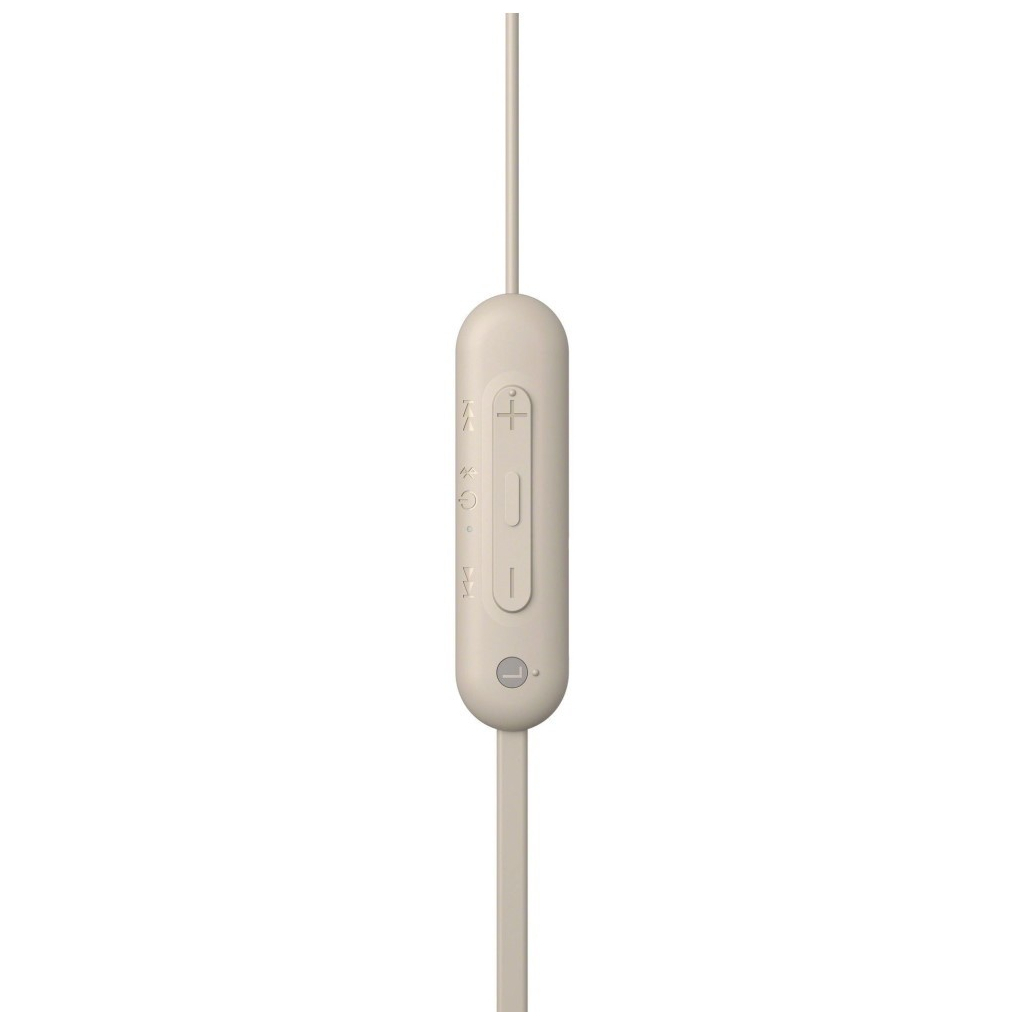 Навушники Sony WI-C100 Beige (WIC100C.CE7) - зображення 3