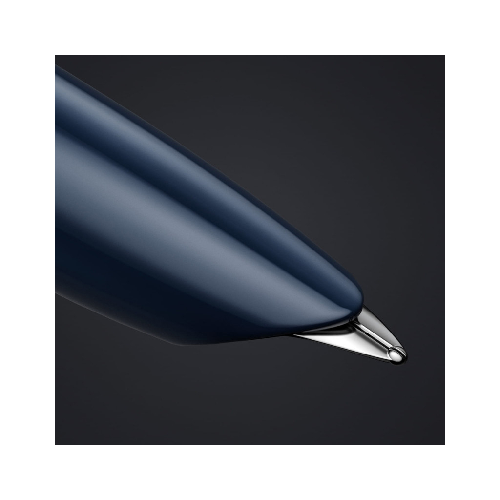 Ручка пір'яна Parker PARKER 51 Midnight Blue CT  FP F (55 211) - зображення 5