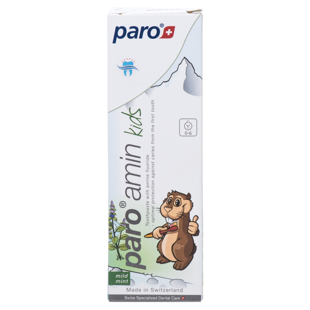 Дитяча зубна паста Paro Swiss amin kids на основі амінофториду 500 ppm 75 мл (7610458026670) - зображення 2