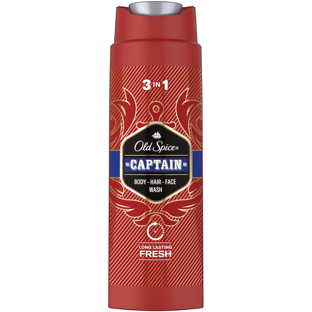 Гель для душу Old Spice Captain 250 мл (8001090965431) - зображення 1