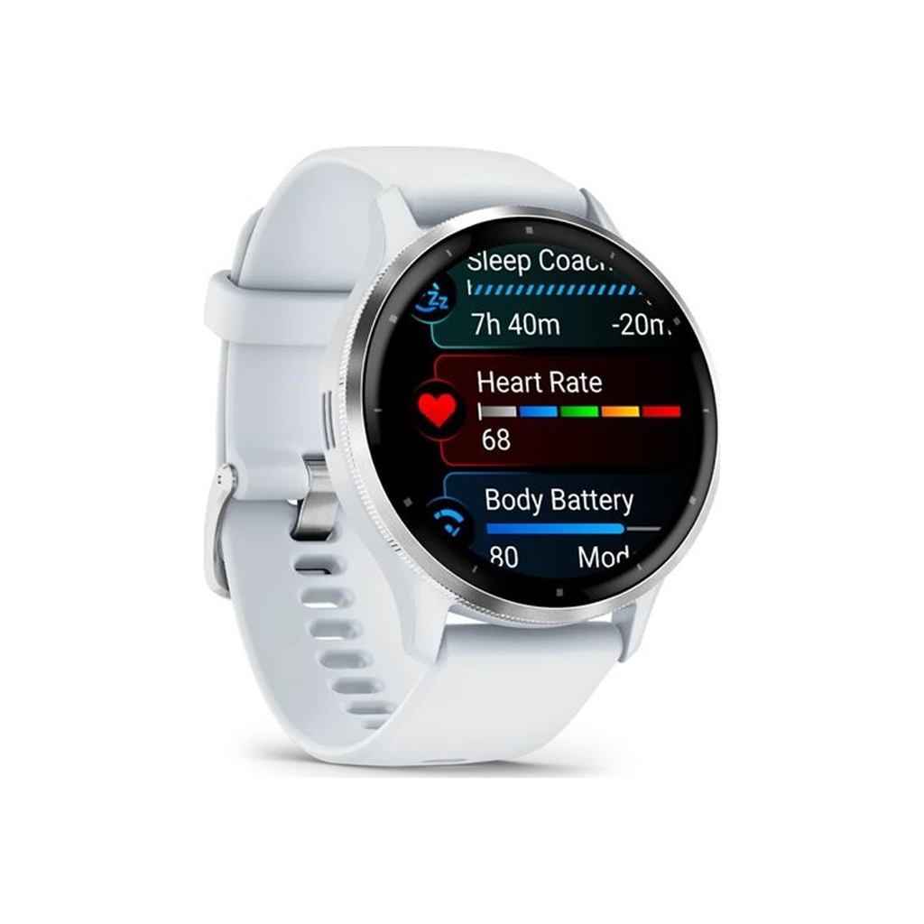 Смарт-годинник Garmin Venu 3, Whitestone + Passivated, GPS (010-02784-00) - зображення 3
