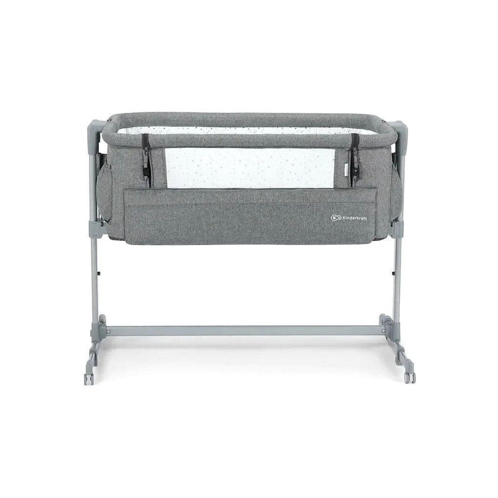 Ліжечко Kinderkraft Приставне ліжечко-люлька Neste Up 2 Light Grey (5902533924523) - зображення 3