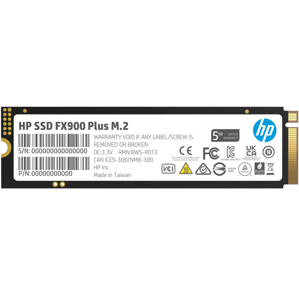 Накопичувач SSD M.2 2280 2TB FX900 Plus HP (7F618AA) - зображення 1