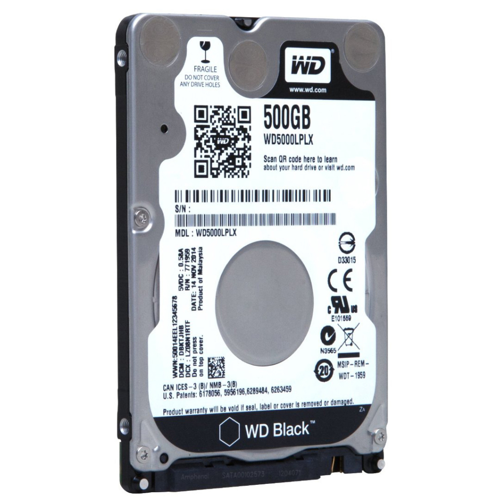 Жорсткий диск для ноутбука 2.5" 500GB WD (WD5000LPLX) - зображення 2