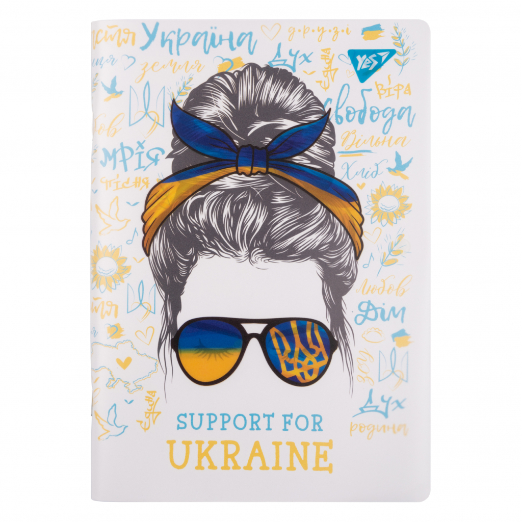 Зошит Yes А5 Freedom пластикова обкладинка 70 аркушів, клітинка (681860) - зображення 1