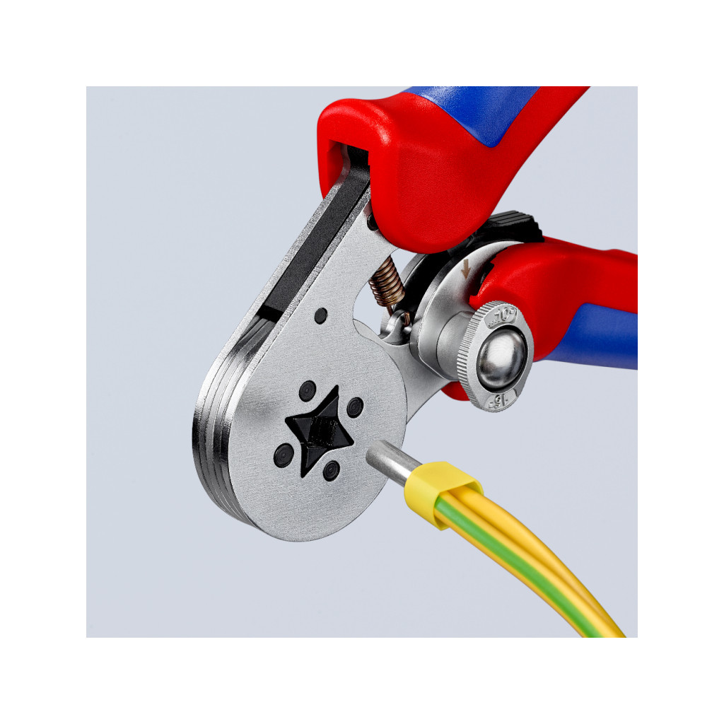 Затиск для клем KNIPEX для контактних гільз, квадратний обжим (97 55 04) - зображення 7