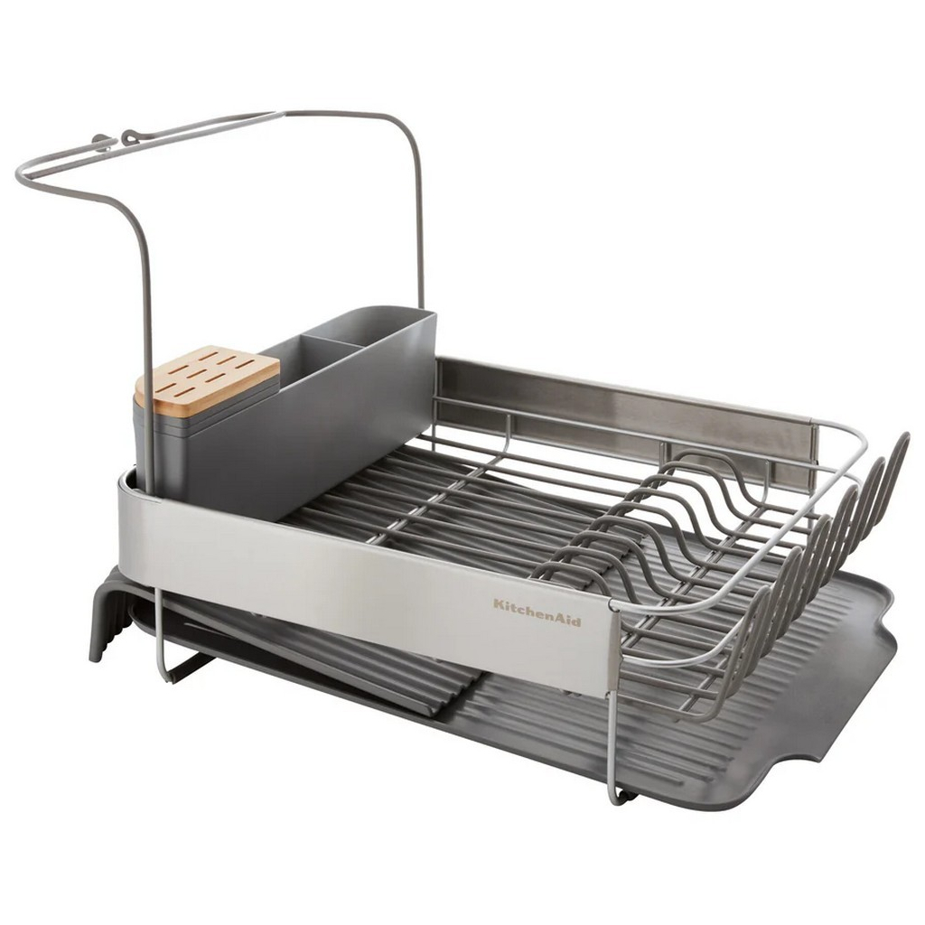 Сушарка для посуду KitchenAid Sinkware 61,5 x 38,5 x 37,5 см сірий (KEG896BXCGA) - зображення 1