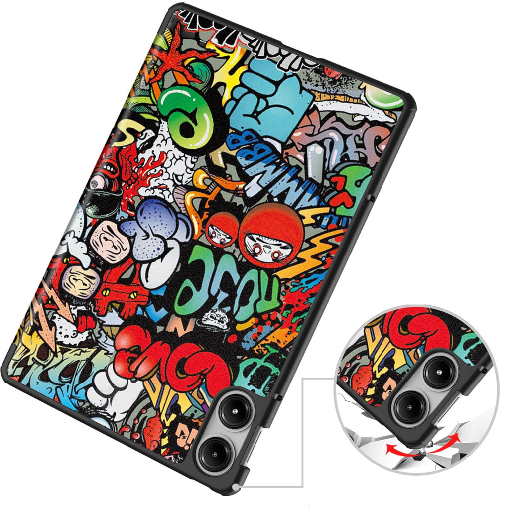 Чохол до планшета BeCover Smart Case Xiaomi Redmi Pad Pro 12.1'' Graffiti (711308) - зображення 4