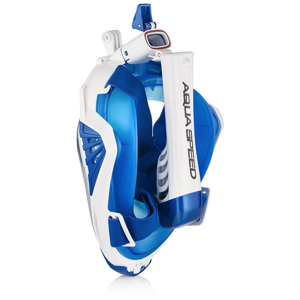 Маска для плавання Aqua Speed Drift 7086 білий, синій 249-51 S/M (5908217670861) - изображение 4