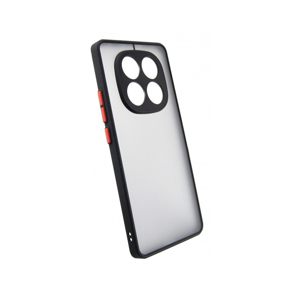 Чохол до мобільного телефона Dengos Matte Xiaomi Redmi Note 14 Pro (Black) (DG-TPU-MATT-156) - зображення 2