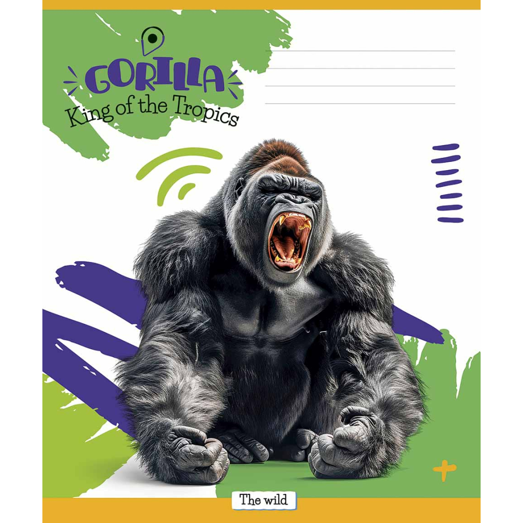 Зошит Школярик King of the Tropics 18 аркушів клітинка (018-3421K) - зображення 4