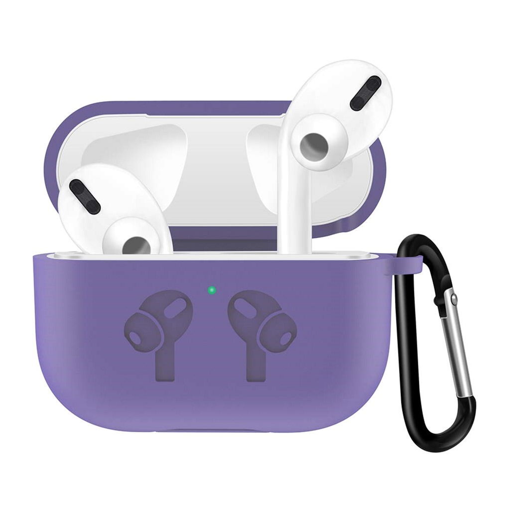 Чохол для навушників BeCover Silicon Protection для Apple AirPods Pro Light Purple (704499) - зображення 1