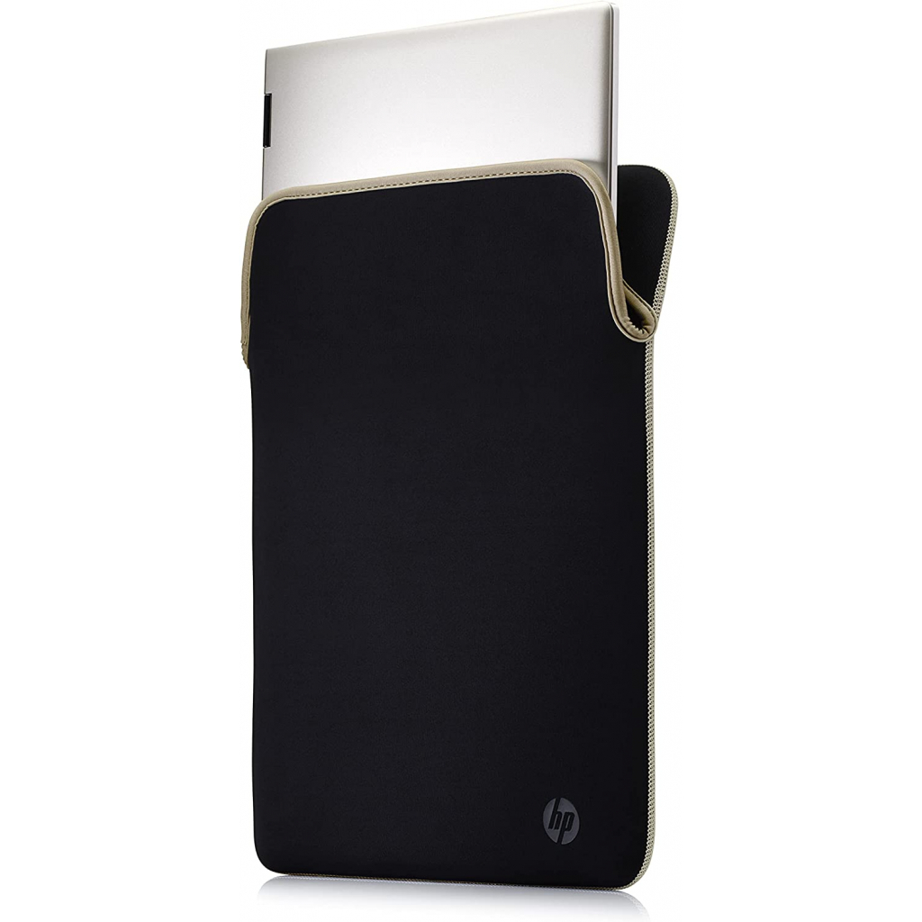 Чохол до ноутбука HP 15.6" Reversible Protective Blk/Gold Sleeve (2F2K6AA) - зображення 4