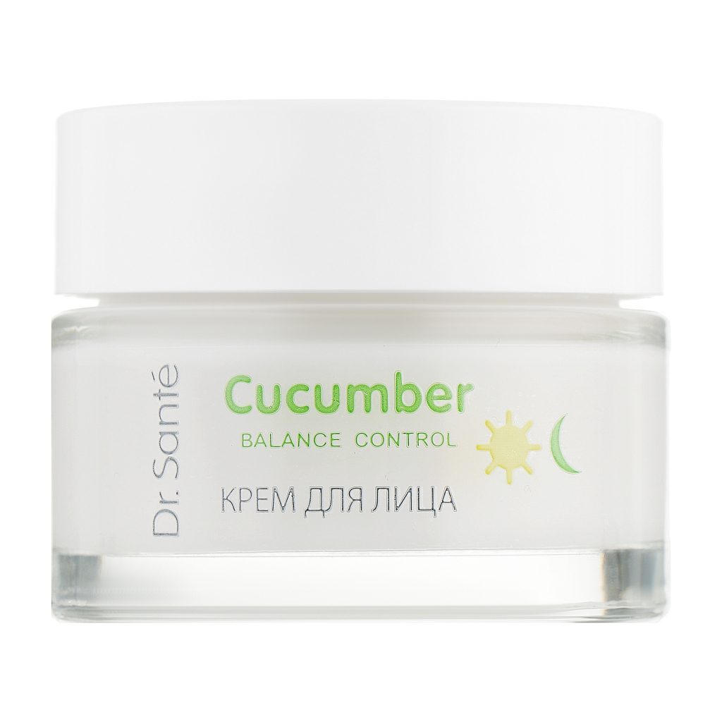 Крем для обличчя Dr. Sante Cucumber Balance Control З матувальним ефектом 50 мл (4823015926211) - зображення 2