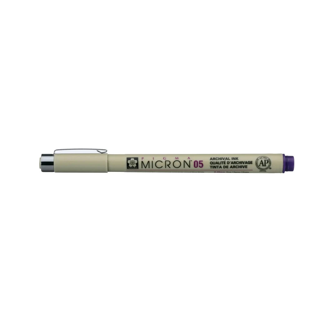 Лайнер Sakura Pigma Micron (0.5) 0,45 мм Фіолетовий (084511357808) - зображення 1