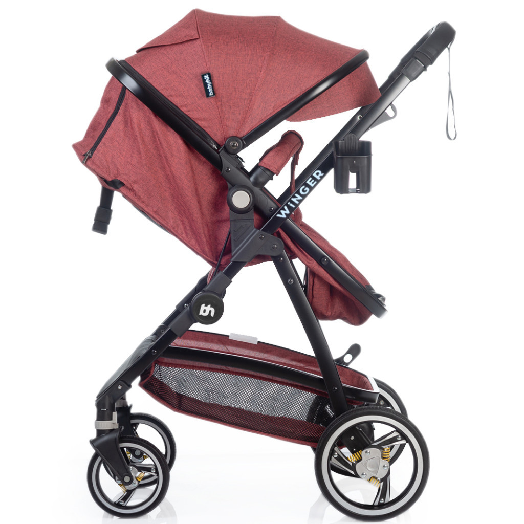 Коляска BabyHit Winger - Red трансформер (73644) - зображення 4