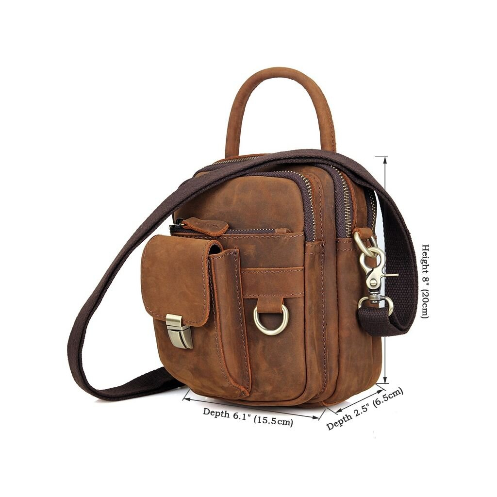 Сумка Vintage Коричнева (14416) - зображення 5