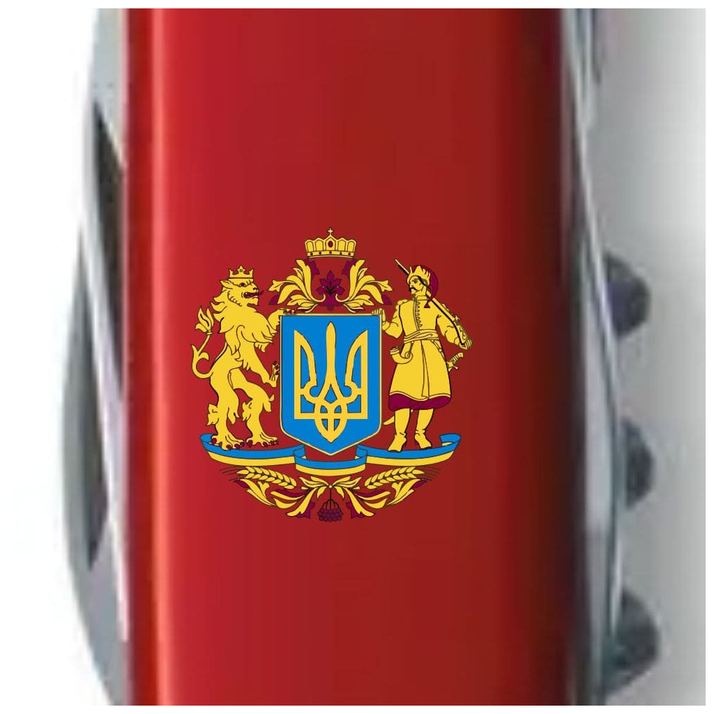 Ніж Victorinox Spartan Ukraine Red "Великий Герб України" (1.3603_T0400u) - зображення 4