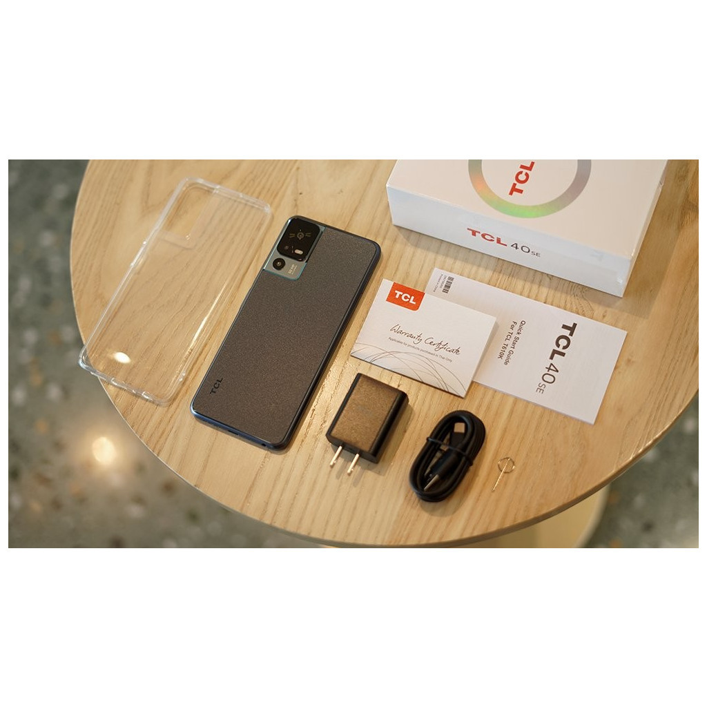 Мобільний телефон TCL 40 SE (T610K2) 6/256GB Dark Grey (T610K2-2ALCPB12) - зображення 12