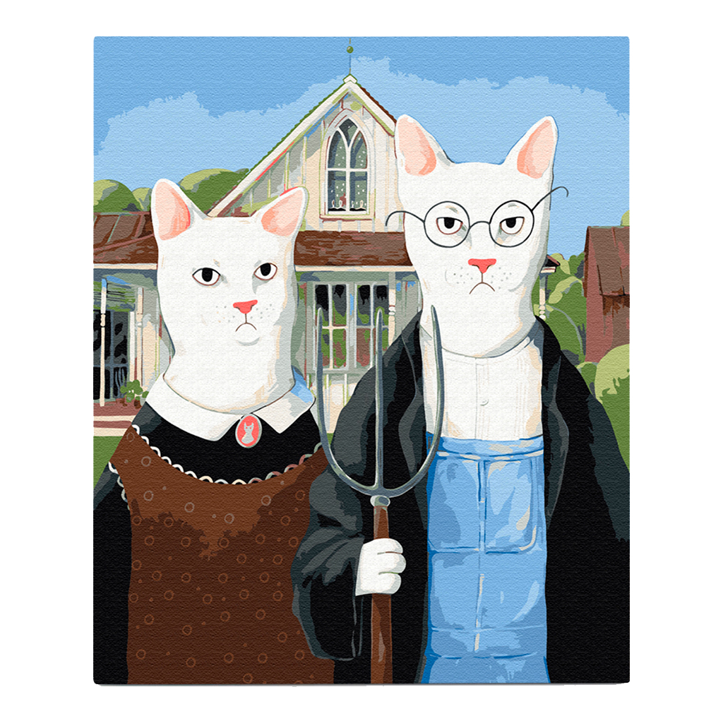 Картина по номерам Orner Українські Котики 40х50 см (orner-1526) - зображення 1