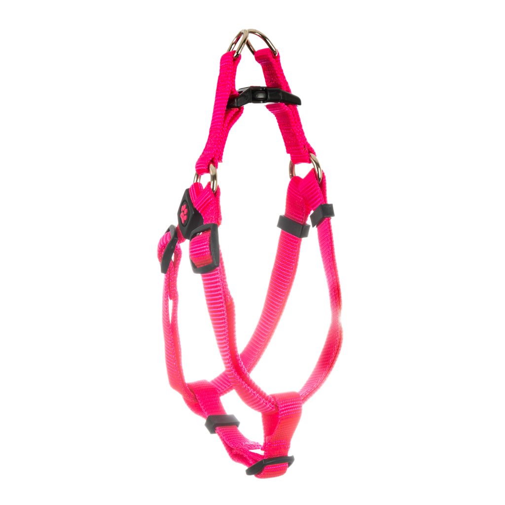 Шлея для собак GimDog Harlem X нейлон 1.5х45-63 см рожева (8009632059037) - зображення 2