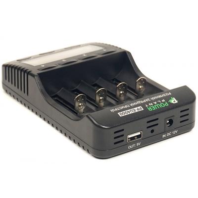 Зарядний пристрій для акумуляторів PowerPlant PP-EU4000 / АА, AAA, 18650, 26650 (AA620029) - зображення 4