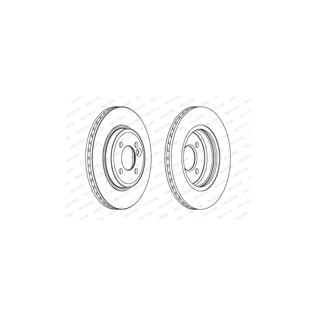 Гальмівний диск FERODO DDF1127 - зображення 1