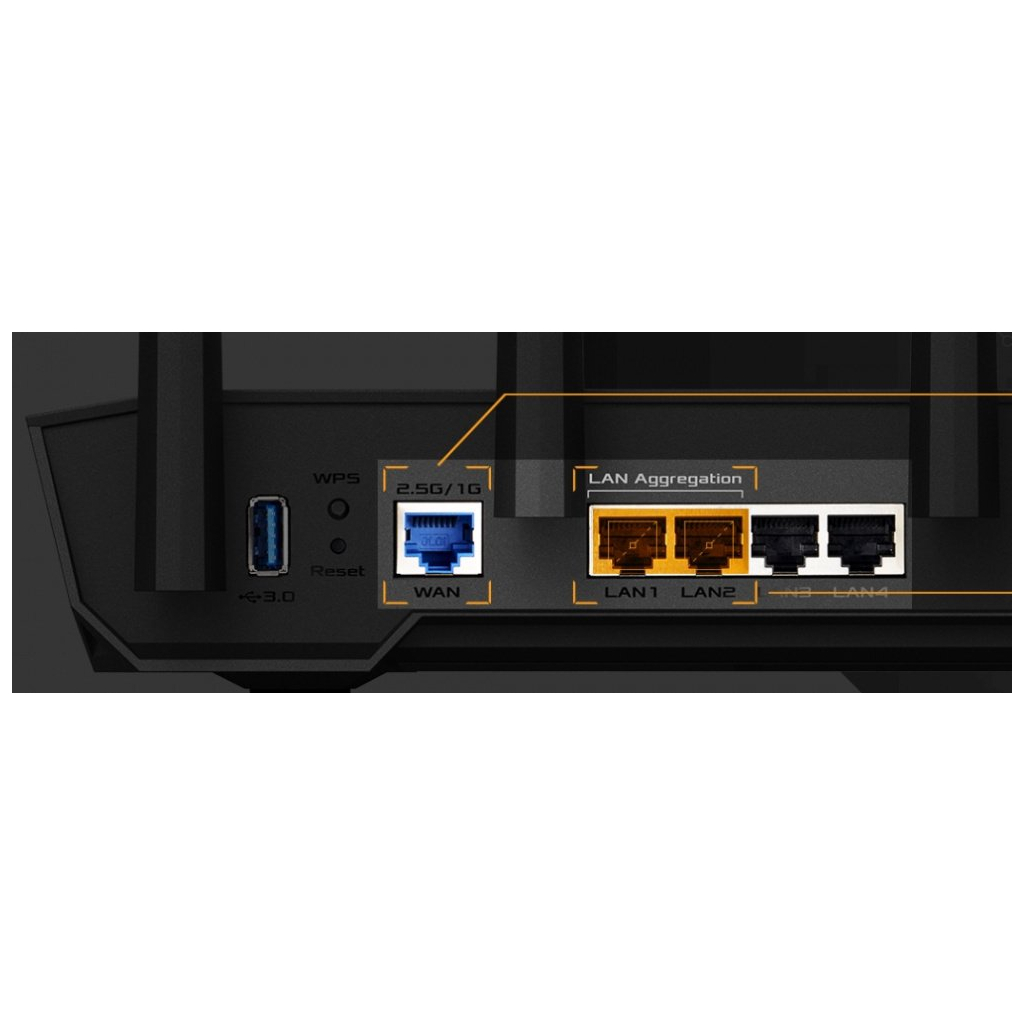 Маршрутизатор ASUS TUF-AX4200 (90IG07Q0-MO3100) - изображение 9