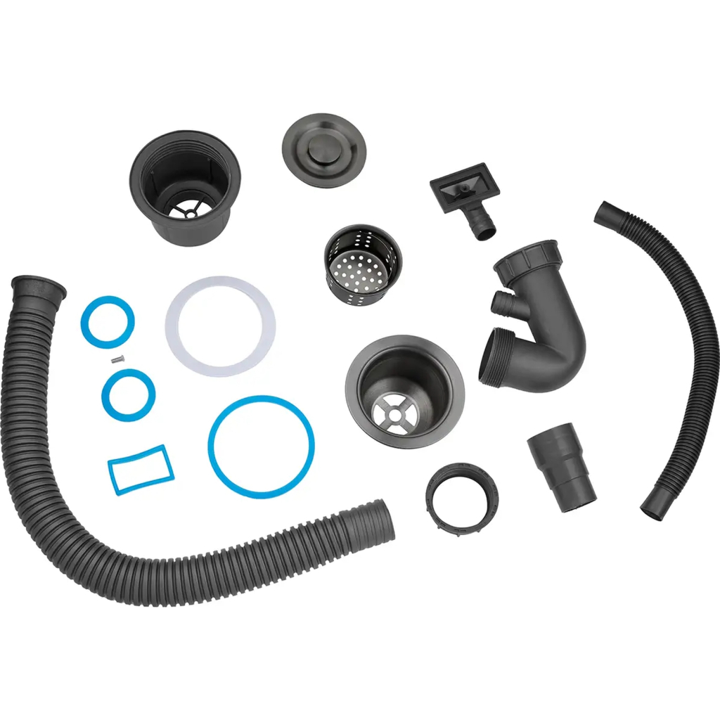 Мийка кухонна Kroner Schwarze-6350RHMPVD (CV031323) - зображення 9