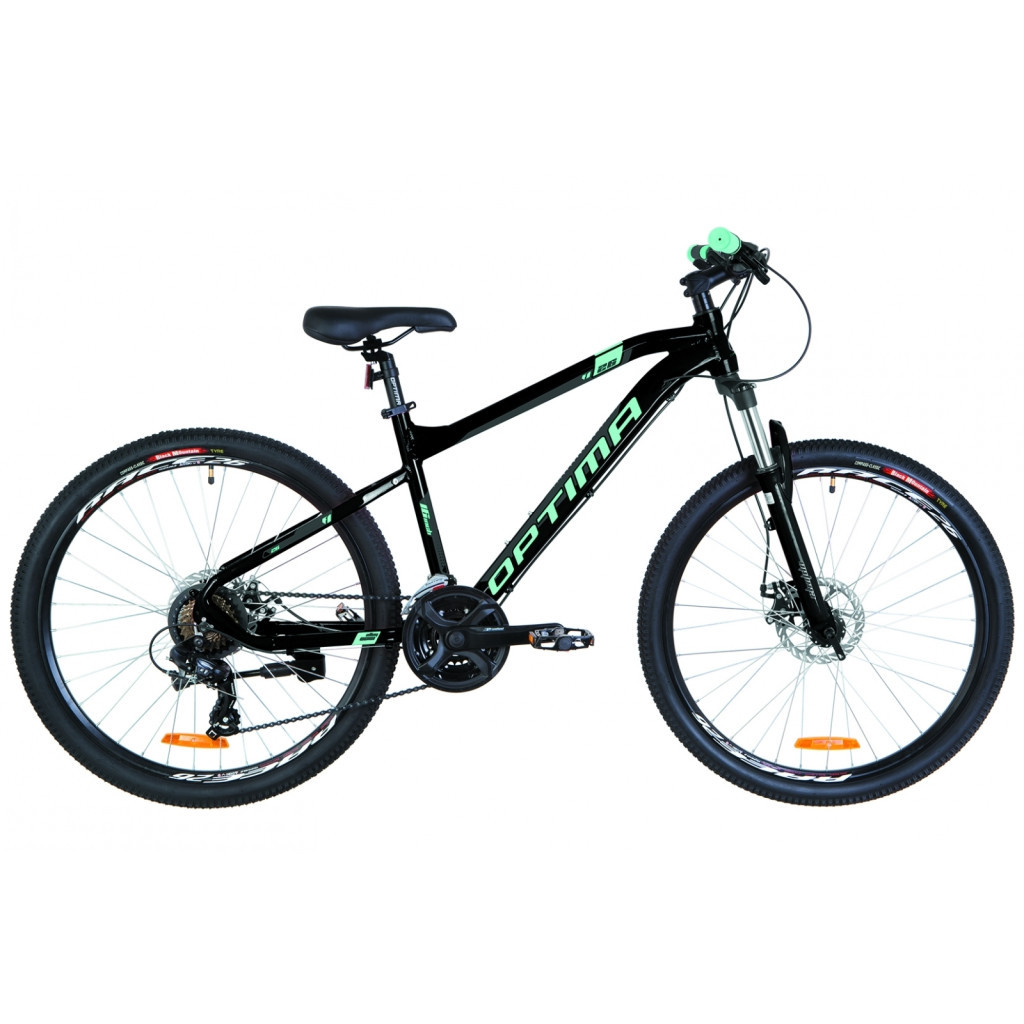 Велосипед Optimabikes 26" F-1 AM HDD рама-18" 2019 чорно-бірюзовий (OPS-OP-26-153) - зображення 1