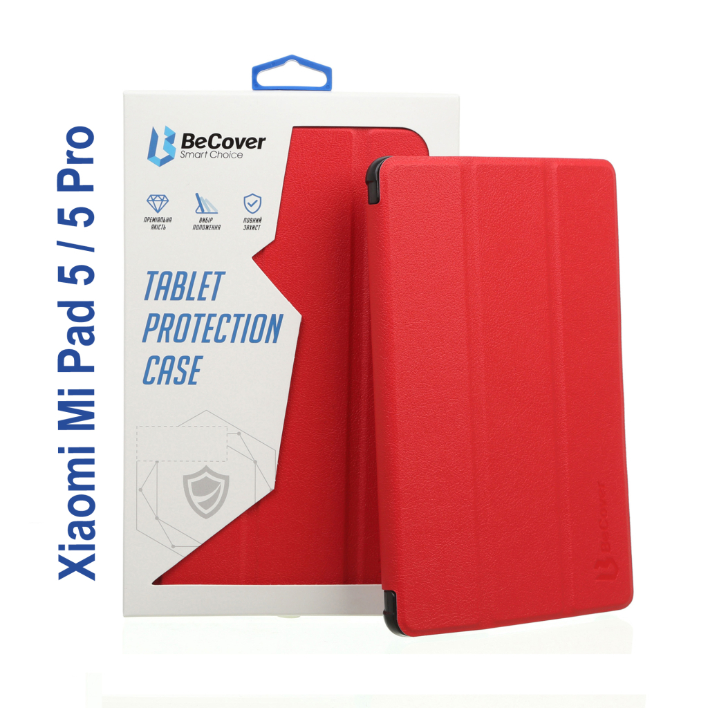 Чохол до планшета BeCover Smart Case Xiaomi Mi Pad 5 / 5 Pro Red (706708) - зображення 1