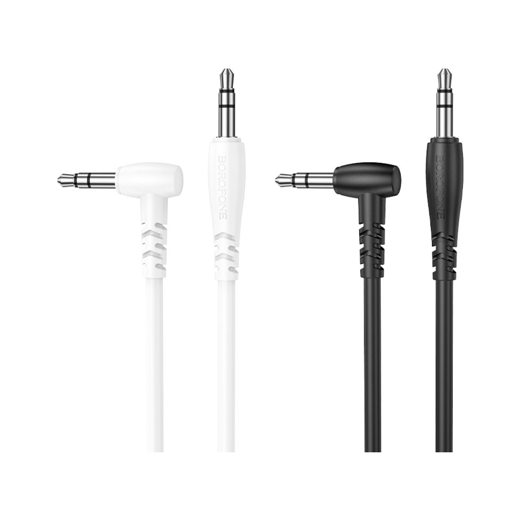 Кабель мультимедійний 3.5mm M to 3.5mm M 1.0m black BOROFONE (6974443382167) - изображение 2