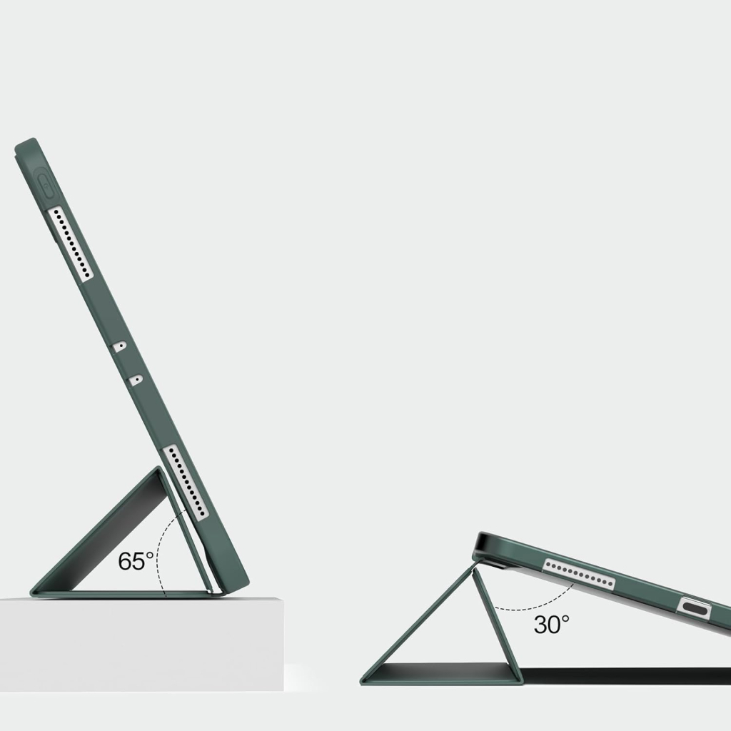 Чохол до планшета BeCover Tri Fold Soft TPU Silicone Apple iPad Pro 13" M4 2024 Dark Green (711752) - зображення 3