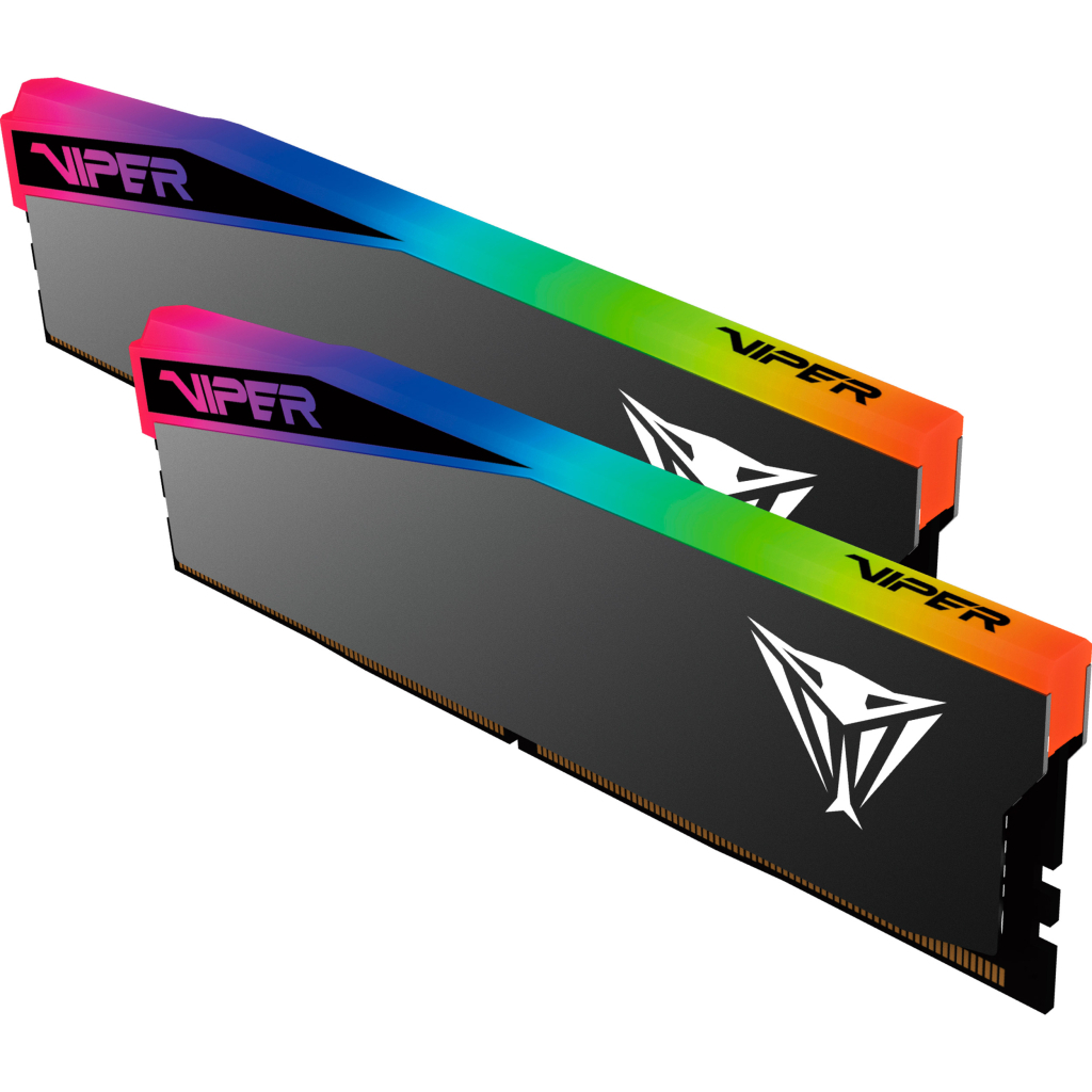 Модуль пам'яті для комп'ютера DDR5 32GB (2x16GB) 6400 MHz Viper Elite 5 Ultra RGB Patriot (VEUR532G6432K) - изображение 2