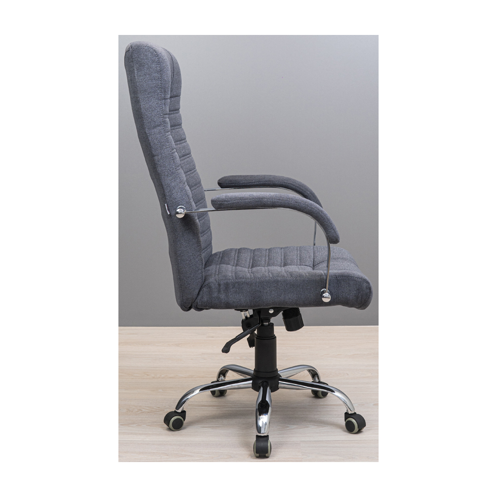 Офісне крісло Richman Атлант Хром П1 M-2 (Anyfix) Місті ДК Грей (R00000049543) - зображення 3